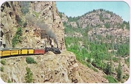 Postcard Durango Rio Grande Narrow Gauge Railroad Freight Durango Silverton - £2.20 GBP