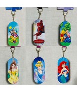 DISNEY Princess, Winnie, Mickey, Spider-Man Tin Box Keychain / Key Ring ... - £2.81 GBP