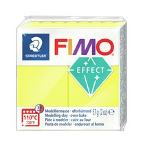 Fimo Effect Neon Polymer Clay 2oz-Neon Yellow - $14.53