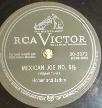Homer &amp; Jethro 78 Mexican Joe No. 6/78 / I&#39;m Walking Behind You All EE- / E- D8 - £5.41 GBP