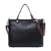 Vintage PU Shoulder Bag  Handbags Women Bags Female Causal Totes for Daily Shopp - £39.27 GBP