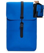 Rains Waterproof Backpack W3, Waves Blue 13000 Unisex Bag 19.2&quot;H x 12&quot;W ... - $2,303.56 MXN