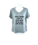 Womens Girls Small Medium T Shirt Short Sleeve Funny Cant Reach Top Shelf - £8.65 GBP