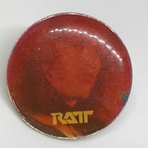 Vintage 1980s Rock &amp; Roll Enamel Pin Ratt - $31.67