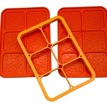 Pampered Chef Silicone Ice Cream Sandwich Maker Mold DIY Treats Orange 3... - $197.99 MXN