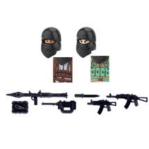 WW2 Military Building Blocks Solider Figures Gifts Weapons Guns Toys FT-2-A - $361.50 MXN