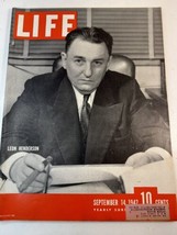 Life Magazine Sept. 14 1942 WW2 Leon Henderson American Prisoners of War Ads - £9.58 GBP