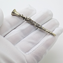 Vintage Italian Handmade Genuine Silver .800 Detail Clarinet Figurine Miniature - £29.14 GBP