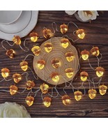 3D Twinkle Acorn Fall Decorations Harvest String Lights 10Ft Copper Wire... - £13.51 GBP
