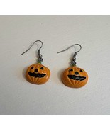 Halloween Pumpkin Earrings Costume Fashion Jewelry - $372.00 MXN