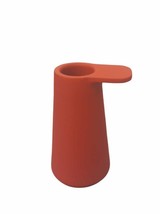 MUUTO By Jens Fager Candlestick Grip Candle Holder Dusty Red Size 3.25&quot; X 2&quot; - £39.17 GBP