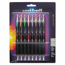 uni-ball Signo 207 Retractable Gel Pen Assorted Ink 0.7mm 8/Set 40110 - £24.57 GBP