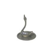 VTG Silver Plated Interpur 4&quot;x3&quot; Swan Ring Jewelry Holder Trinket Dish E... - $19.48