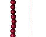 Raz Imports Red Cranberry Wood Christmas Garland 10 Feet Long - $19.98