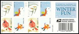 Winter Fun Pane of 20  -  Postage Stamps Scott 4940b - $32.35