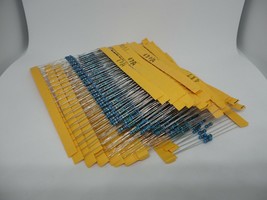 600Pcs Metal Film Resistor Assorted Pack Kit Set 30 Values 1% 1/4W 10R 2... - £12.32 GBP