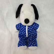 16&quot; Kohls Snoopy Dog In Pjs Plush Charlie Brown Peanuts Plush Stuffed Toy B225 - £11.76 GBP