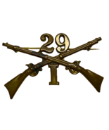 SPANAM, U.S. ARMY, 29th INFANTRY REGIMENT, I COMPANY, OFFICERS, COLLAR D... - €30,29 EUR