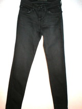 New $225 J Brand Jeans Skinny Dare Dark Gray Womens 24 X 28 Mid Rise Jeggings  - £155.06 GBP