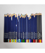 Faber-Castell Art Grip Aquarelle Colored Pencils Germany Lot of 29 Used - $555.44 MXN