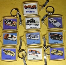 9 Aurora AFX G+ STREET CAR Slot Car Key Chain Set 1980s - £15.95 GBP