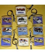 9 Aurora AFX G+ STREET CAR Slot Car Key Chain Set 1980s - $380.53 MXN