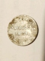 Antique Dan Hurley Middle Falls New York NY Good For One 5¢ Cigar Trade Token  - £15.94 GBP