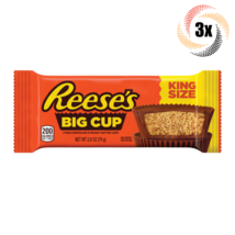 3x Packs Reese&#39;s Peanut Butter King Size Big Cups | 2 Cups Per Pack! | 2... - £13.43 GBP
