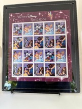 Art of Disney &quot;Romance&quot; Collectable Postage Stamp Framed Artwork - $59.99
