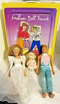 3 Hasbro Dolls w/Clothes(1-Joey McIntyre Big Step)&amp; 3D Fashion Doll Trunk 10350  - £31.60 GBP