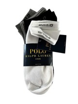 Polo  Ralph Lauren 8 Pairs Low Cut Socks.Black/White/Gray.NWT - $29.00