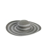 Helene Berman London Floppy Panama Hat in Metallic Silver &amp; Grey - $59.39