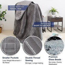Omystyle Weighted Blanket--Gray--King - £103.90 GBP