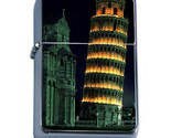 Famous Landmarks D8 Windproof Dual Flame Torch Lighter Leaning Tower of ... - $16.78