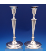 Crichton Bros English Estate Sterling Silver Candlestick Pair #9362 (#8435) - $2,043.23 CAD