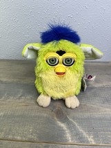Vintage 1999 Furby Kiwi Lime Green Blue Yellow Green/blueish eyes with tag WORKS - £46.71 GBP
