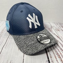 New York Yankees Baseball Hat New Era Adjustable Blue Gray - £10.97 GBP