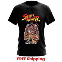 Street Fighter Video Game Player Men Women Unisex 100% Cotton T-shirt XS... - $548.83 MXN+