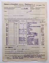 Hansen &amp; Rosenthal Mineral Oils &amp; Petroleum Products Sales Document 1922 - £15.69 GBP