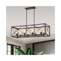 IMP472A-8 39 in. The Gray Barn Hyacinth Hill 8-Light Linear Chandelier A... - $5,842.40 MXN