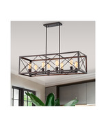 IMP472A-8 39 in. The Gray Barn Hyacinth Hill 8-Light Linear Chandelier A... - $316.01