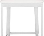 Safavieh American Home Collection Abby Glam White and Stainless Steel 35... - $429.99
