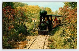 Jesse James Territory Postcard Railroad Steam Train Railway Sullivan Missouri - £5.97 GBP