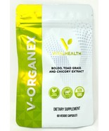 Vital Health V-Organex 60 Capules, Immune &amp; Liver Support Fast Shipping - $428.98 MXN