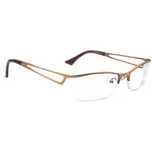 Prodesign Denmark Eyeglasses 1368 C.5032 Pure Titanium Brown Half Rim 52[]17 135 - £134.02 GBP