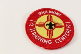 Vintage Philmont Training Center Round Twill Boy Scouts America BSA Camp Patch - £9.15 GBP