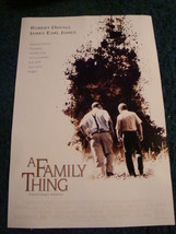 A FAMILY THING - MOVIE POSTER WITH ROBERT DUVALL &amp; JAMES EARL JONES - $20.00