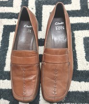 Clarks Soft Cushion Brown Shoes For Women Size 6(uk) - $27.00