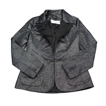 Forever 21 Suit Womens S Black Contemporary Peak Lapel Ventless OpenFron... - $25.62