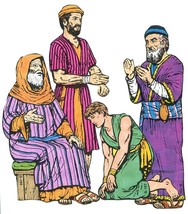 Joseph Sold into Slavery Bible Story Figures Lot Vintage 1980s RBP Sunda... - $9.70